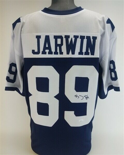 Blake Jarwin Signed Dallas Cowboy Throwback Jersey (JSA COA) Tight End / Okl St.