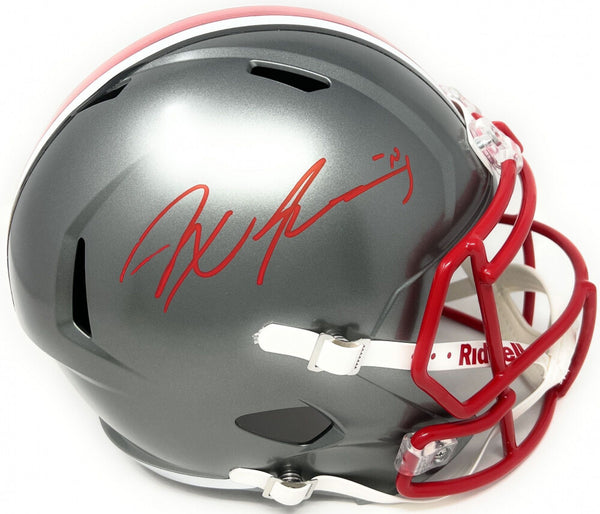 Jaxon Smith-Njigba Signed Ohio State Buckeyes Full Size Alternate Helmet