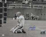 Y.A. Tittle New York Giants Signed/Inscribed 16x20 B/W Photo JSA 212555