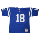 Peyton Manning Signed Colts 1998 Mitchell & Ness Throwback Blue Jersey Fanatics