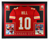 Tyreek Hill Signed Chiefs 34"x42" Framed Jersey (JSA COA) 5xPro Bowl Receiver