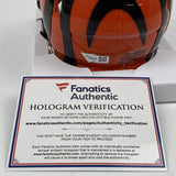 Autographed/Signed Joe Burrow Cincinnati Bengals Mini Helmet Fanatics COA