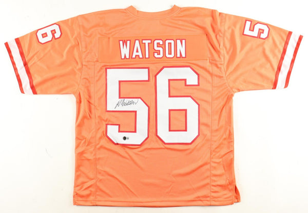 Desmond Watson Signed Tampa Bay Buccaneers Throwback Creamsicle Jersey (Beckett)