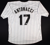 Sam Antonacci Signed Chicago White Sox Pinstriped Jersey (Beckett) Rookie Inf.