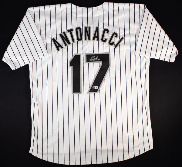 Sam Antonacci Signed Chicago White Sox Pinstriped Jersey (Beckett) Rookie Inf.