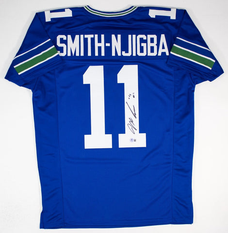 Jaxon Smith Njigba Signed Seattle Seahawks Jersey (Beckett) Pro Bowl Receiver