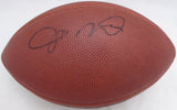Joe Montana Autographed Collectors Choice Leather Football 49ers Beckett BJ25174