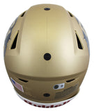 Colorado Travis Hunter Authentic Signed Speed Flex Full Size Helmet BAS Witness