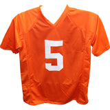 Hendon Hooker Autographed College Style Orange Jersey Beckett 42792