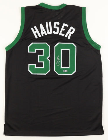 Sam Hauser Signed Boston Celtics Black Home Jersey (Beckett) Celts Small Forward