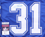 Curtis Joseph Toronto Signed Blue Hockey Jersey JSA