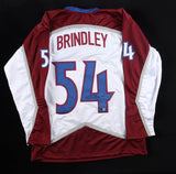 Gavin Brindley Signed Colorado Avalanche Jersey (Beckett) 2025 Rookie Right Wing