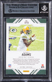 Packers Davante Adams Authentic Signed 2021 Score Team #13 Card BAS Slabbed