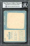 Cardinals Leo Sugar Authentic Signed 1961 Topps #119 Card BAS Slabbed