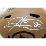 Hines Ward Signed Pittsburgh Steelers Proline Helmet 23 STS Beckett WIT 58620