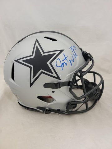 JAVONTE WILLIAMS SIGNED DALLAS COWBOYS F/S RAVE SPEED AUTHENTIC HELMET BECKETT