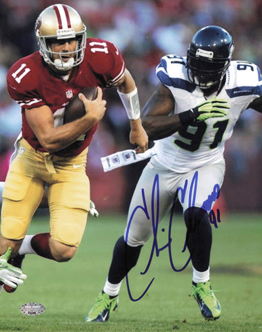 Chris Clemons Autographed Signed 8x10 Photo Seattle Seahawks MCS Holo #63345