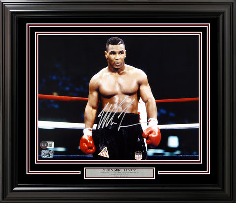 Mike Tyson Autographed Signed Framed 11x14 Photo Beckett BAS QR