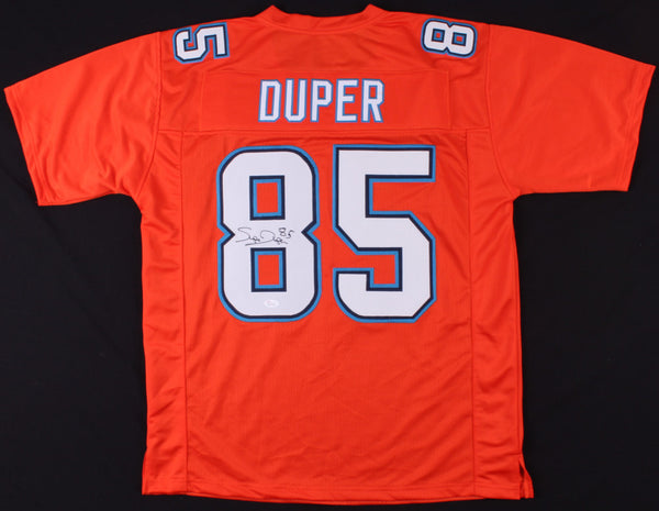 Mark "Super" Duper Signed Dolphins Jersey (JSA COA) 3xPro Bowl (1983,1984,1986)
