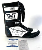 Floyd Mayweather Jr. Autographed/Inscribed "50-0" The Money Team Shoe BAS COA