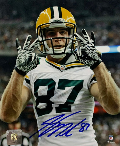 Packers Receiver JORDY NELSON Signed 8x10 Photo #17 AUTO - SB XLV Champ