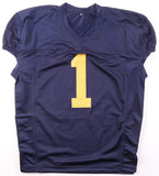 Braylon Edwards Signed Michigan Wolverines Pro-Cut Jersey (Beckett) Pro Bowl W.R