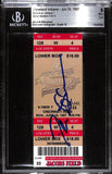 Deion Sanders Signed Cincinnati Reds 6/16/97 Slab Ticket 9 Grade Beckett 43690