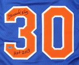 Bernard King Signed New York Knicks Jersey Inscribed "HOF 13" (Schwartz COA)