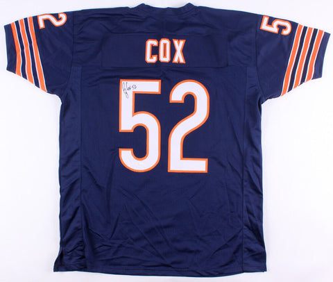 Bryan Cox Signed Chicago Bears Jersey (JSA COA) 3xPro Bowl Linebacker