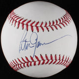 Peter Gammons Signed OML Baseball (JSA COA) Hall of fame Baseball Writer / ESPN
