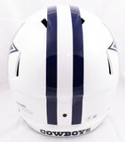 Dak Prescott Signed Cowboys F/S ALT 2022 Speed Helmet-Beckett W Holo *Light Blue