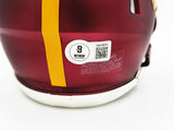 JAHAN DOTSON AUTOGRAPHED WASHINGTON COMMANDERS MAROON MINI HELMET BECKETT 230113