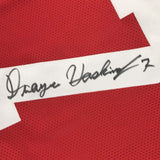Autographed/Signed Dwayne Haskins Jr. Ohio State Red College Jersey JSA COA