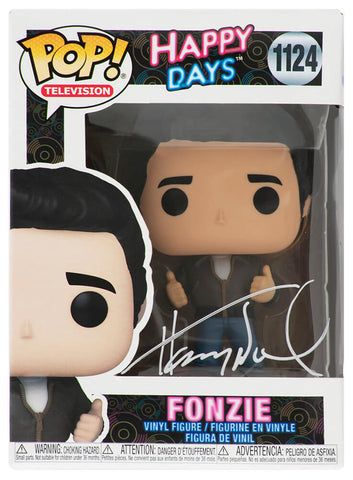 Henry Winkler Signed Happy Days Fonz Arthur Fonzarelli Funko Pop #1124 -(SS COA)