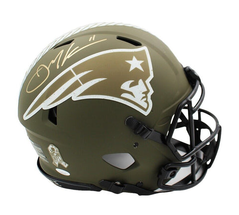 Julian Edelman Signed New England Patriots Authentic STS NFL Helmet