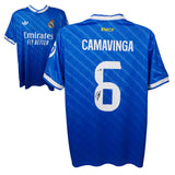 Eduardo Camavinga Signed Real Madrid Soccer Jersey #6 with Beckett Witness