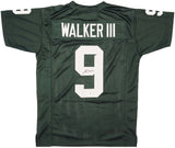 MICHIGAN STATE KENNETH WALKER III AUTOGRAPHED GREEN JERSEY BECKETT 235711