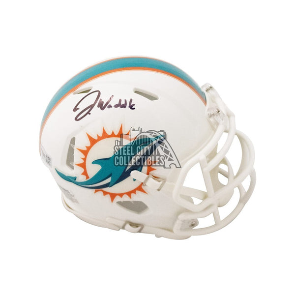 Jaylen Waddle Autographed Miami Dolphins Speed Mini Football Helmet - Fanatics