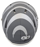 Bengals Boomer Esiason Signed Slate Speed Mini Helmet W/ Case BAS Witnessed