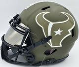 Andre Johnson Autographed Texans Salute to Service Full Size Authentic Helmet