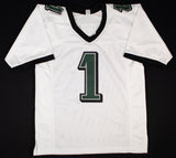 Jalen Hurts Signed Eagles White Jersey (JSA COA) Philadelphia Q B. / Oklahoma