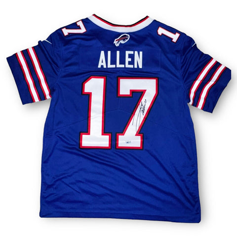 Josh Allen Signed Autographed Blue Nike Limited Jersey Fanatics