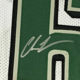 FRAMED Autographed/Signed CHRIS LONG 33x42 Philadelphia White Jersey JSA COA