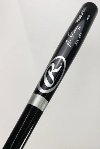 Aramis Ramirez Signed Chicago Cubs Rawlings Bat "386 HR's" (Schwartz Sports)
