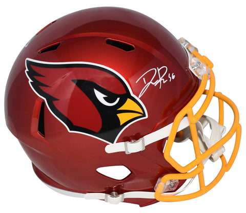 DARIUS ROBINSON SIGNED ARIZONA CARDINALS FLASH FULL SIZE SPEED HELMET BECKETT