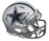 Cowboys Danny White "SB XII Champs" Signed Speed Mini Helmet BAS Witnessed