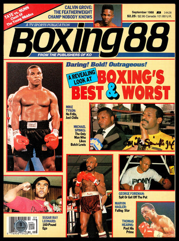 Michael Spinks "Jinx" Autographed Signed Magazine Beckett BAS QR #BM37862