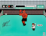 Mike Tyson Autographed Signed 16x20 Photo Punch-Out In Black Beckett BAS