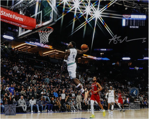 Anthony Edwards Minnesota Timberwolves Signed 8" x 10" Dunk vs. Pelicans Photo