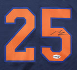 Mikal Bridges Signed New York Knicks Jordan Authentic Jersey /JSA/2026 NBA Champ